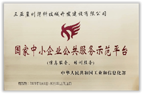 国家中小企业公共服务示范平台